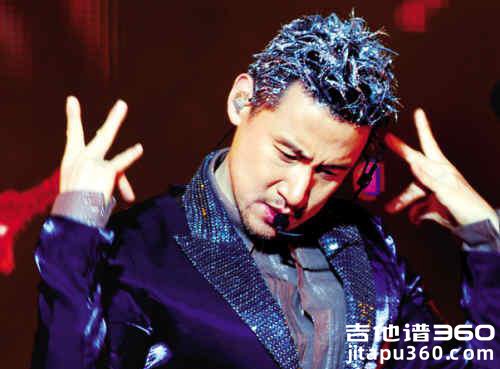 李香兰吉他谱 张学友 C调原版弹唱谱 高清图片谱