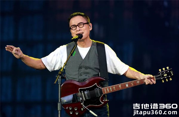鹿港小镇吉他谱 罗大佑 C调弹唱谱 高清图片谱