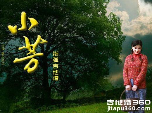 经典老歌《小芳》指弹吉他谱 独奏谱 六线谱